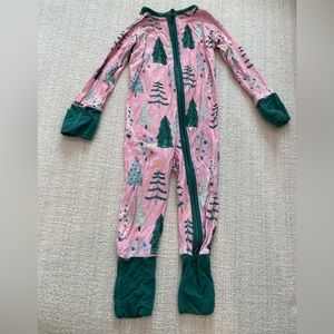 Little sleepies zip pajamas